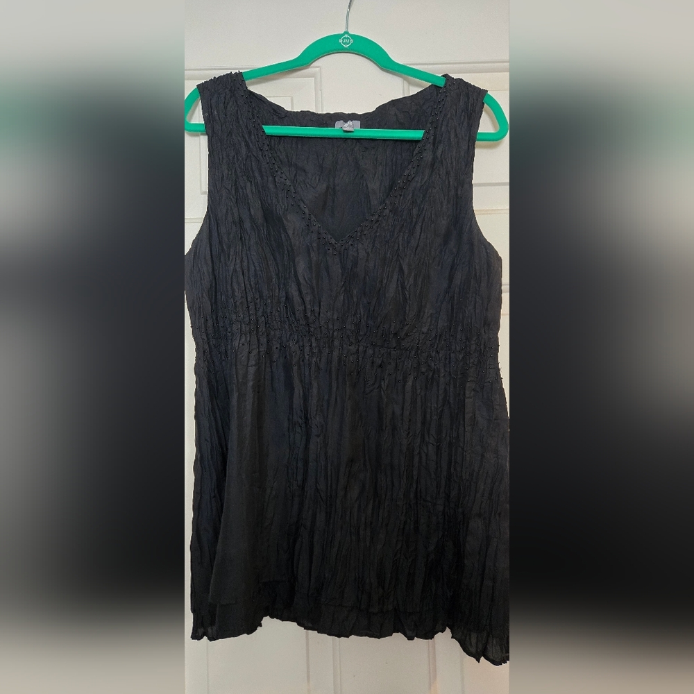 JJILL Black Sleeveless Top